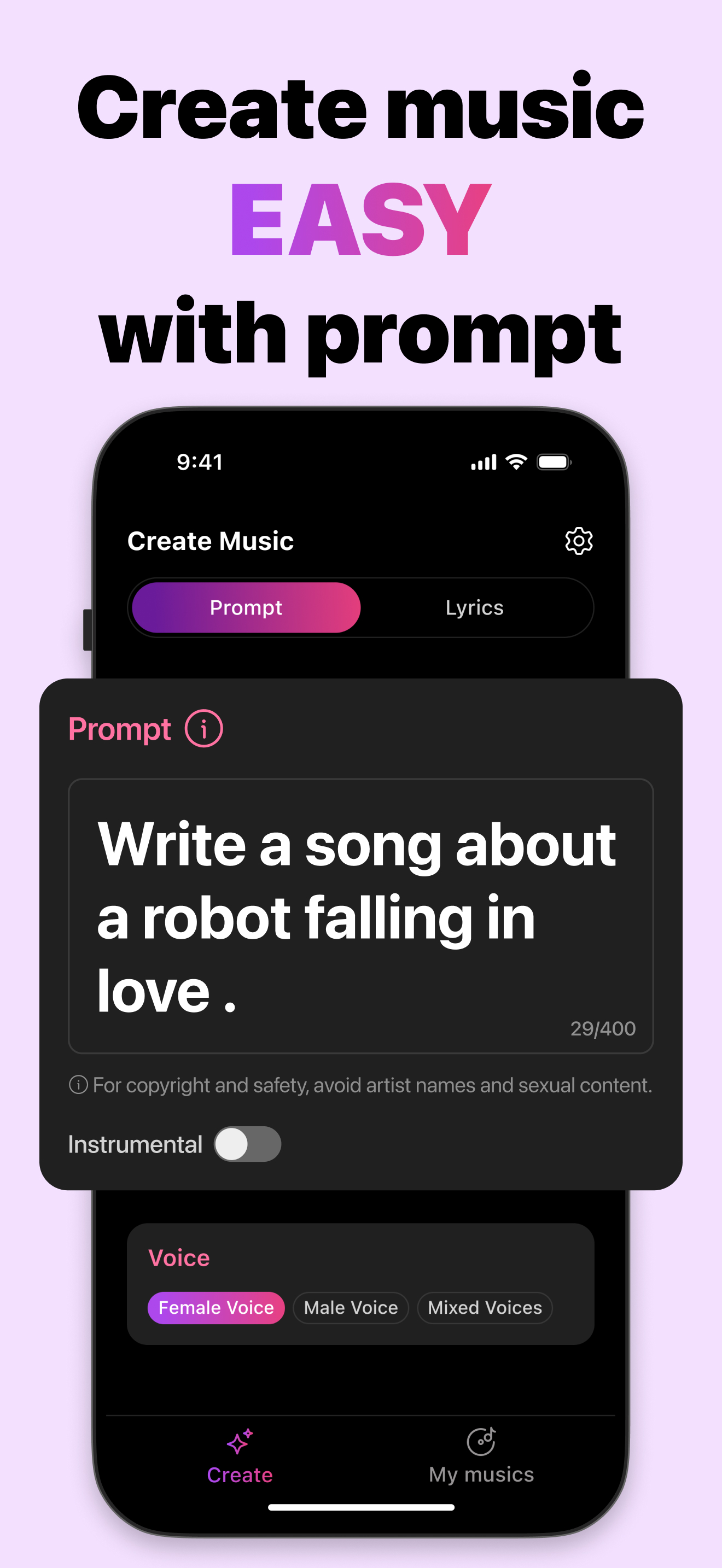 AI Music Generator Screenshot 2